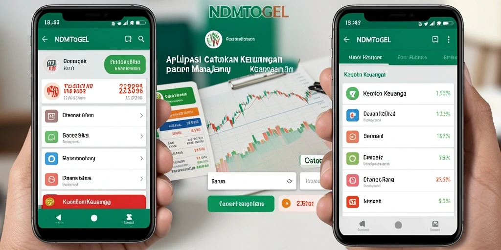 Antarmuka modern NDMTOGEL untuk catatan keuangan yang efisien.