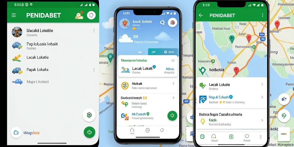 Tampilan antarmuka pengguna PENIDABET yang intuitif dan informatif.