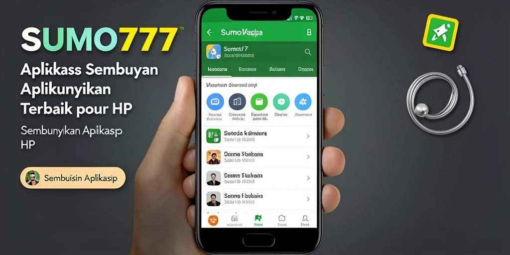 Antarmuka SUMO777 yang sederhana dan fungsional untuk menyembunyikan aplikasi.