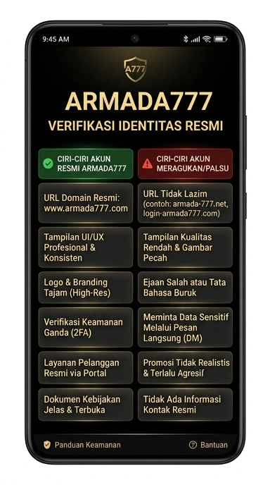 Kanal Resmi Armada777 untuk Pengguna Android Indonesia